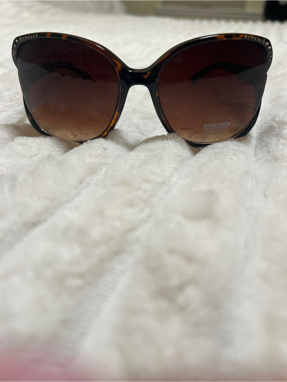 Source Unknown Tortoiseshell Sunglasses with Brown Gradient Lenses